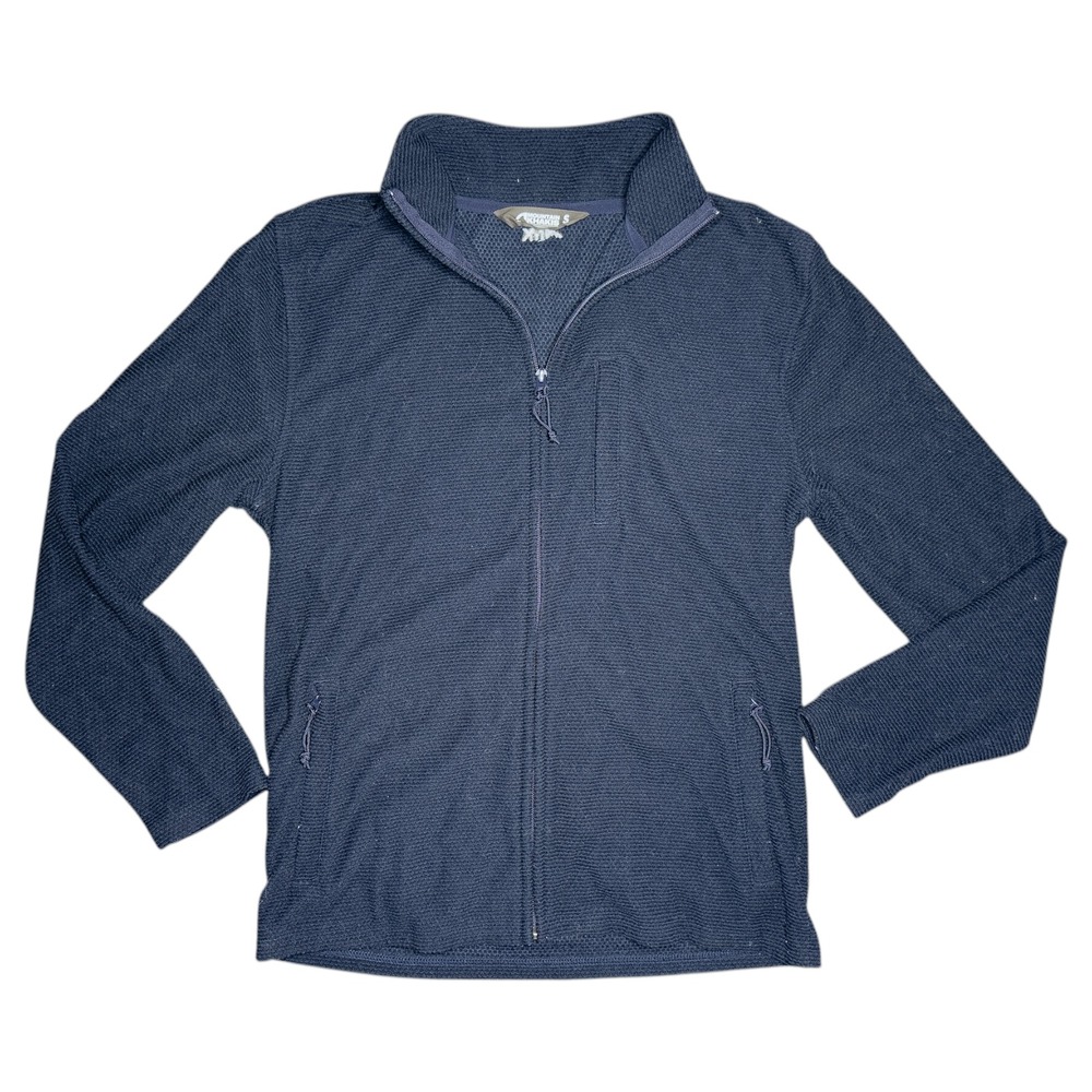 Mountain Khakis Men's Apex Full Zip Navy Blue Long‎ Sleeve Sweater - Size Small
